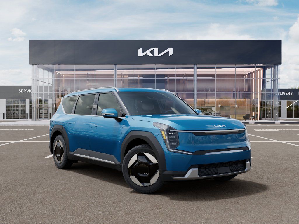 Ocean Blue 2026 Kia EV9 SUV / Crossover All-Wheel Drive 1-Speed Automatic
