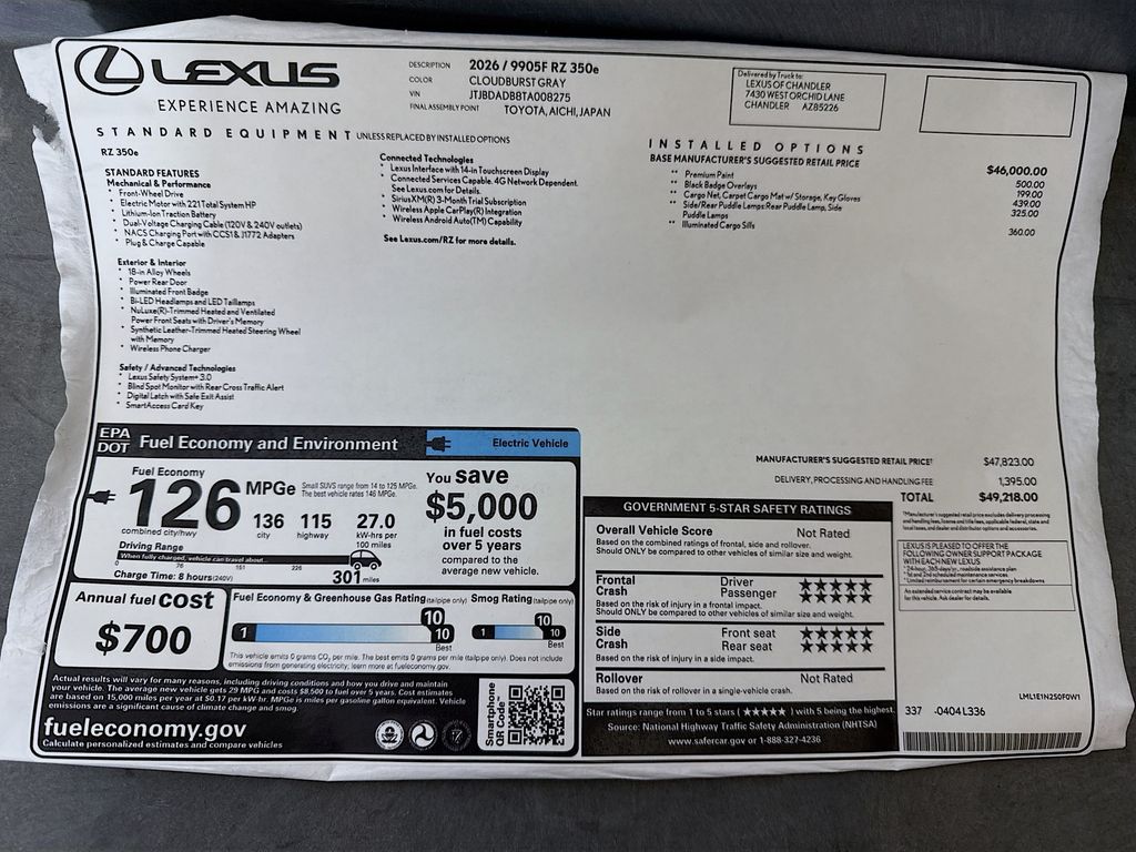 Thumbnail: 2026 Lexus RZ - 9