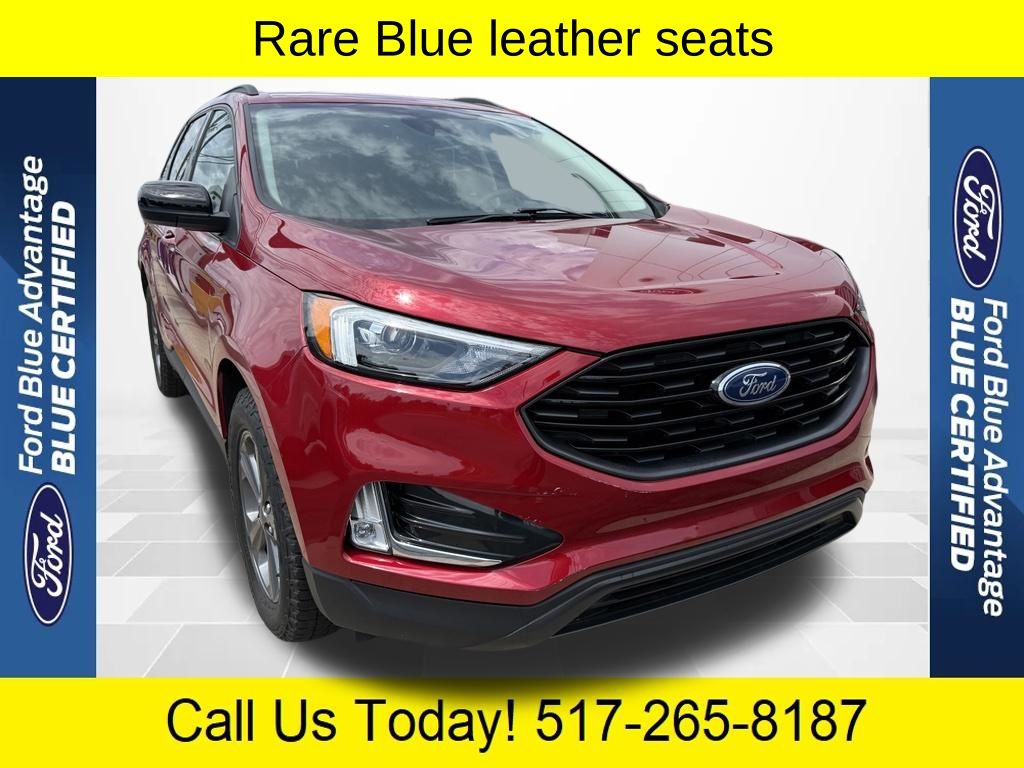Rapid Red Metallic Tinted Clearcoat 2023 Ford Edge SUV / Crossover All-Wheel Drive 8-Speed Automatic