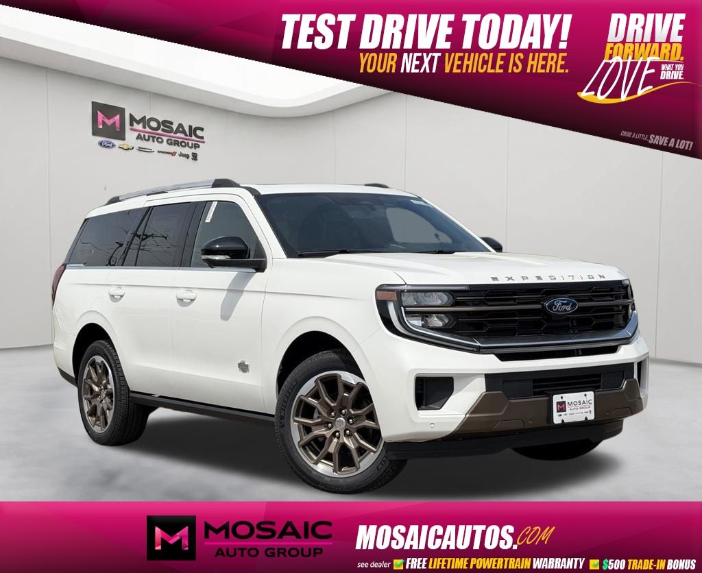 Star White Metallic Tri-Coat 2026 Ford Expedition King Ranch 4WD SUV / Crossover Four-Wheel Drive Automatic