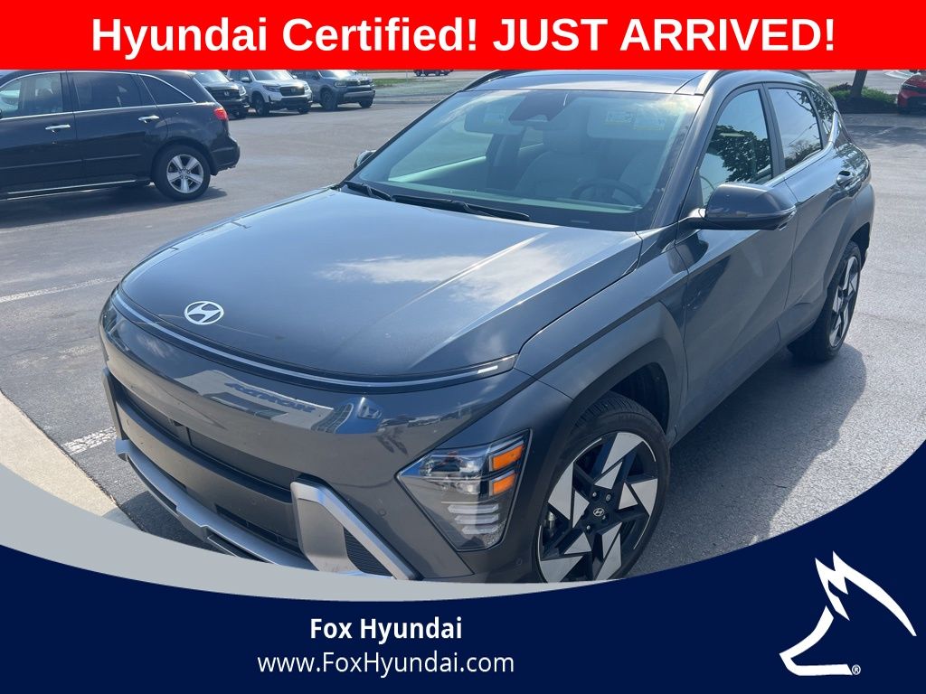 Ecotronic Gray Pearl 2024 Hyundai Kona Limited AWD SUV / Crossover All-Wheel Drive 8-Speed Automatic