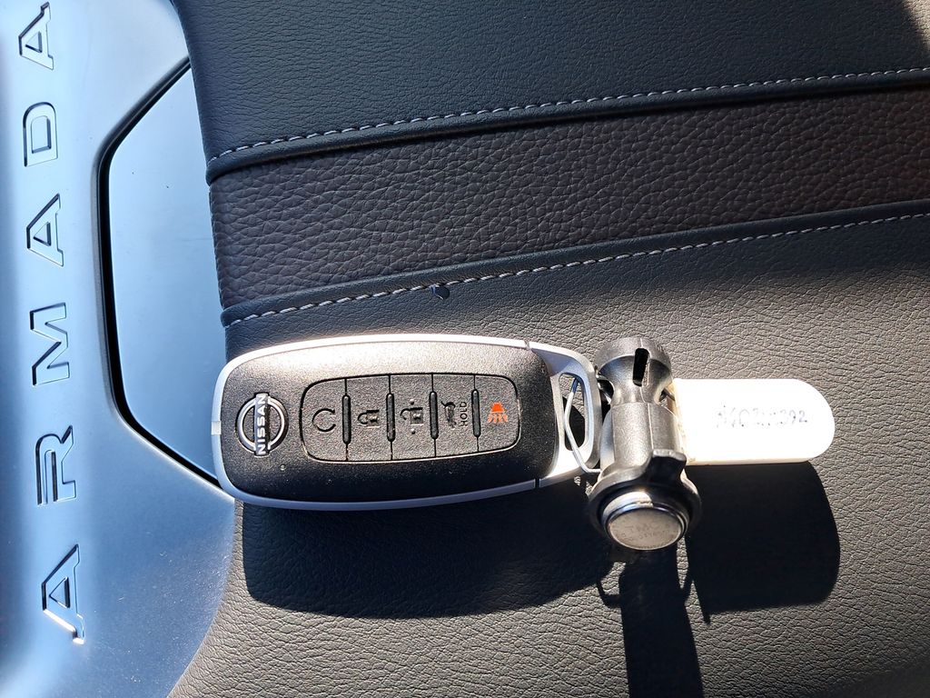 2026 Nissan Armada Platinum Reserve White at John Sisson Motors