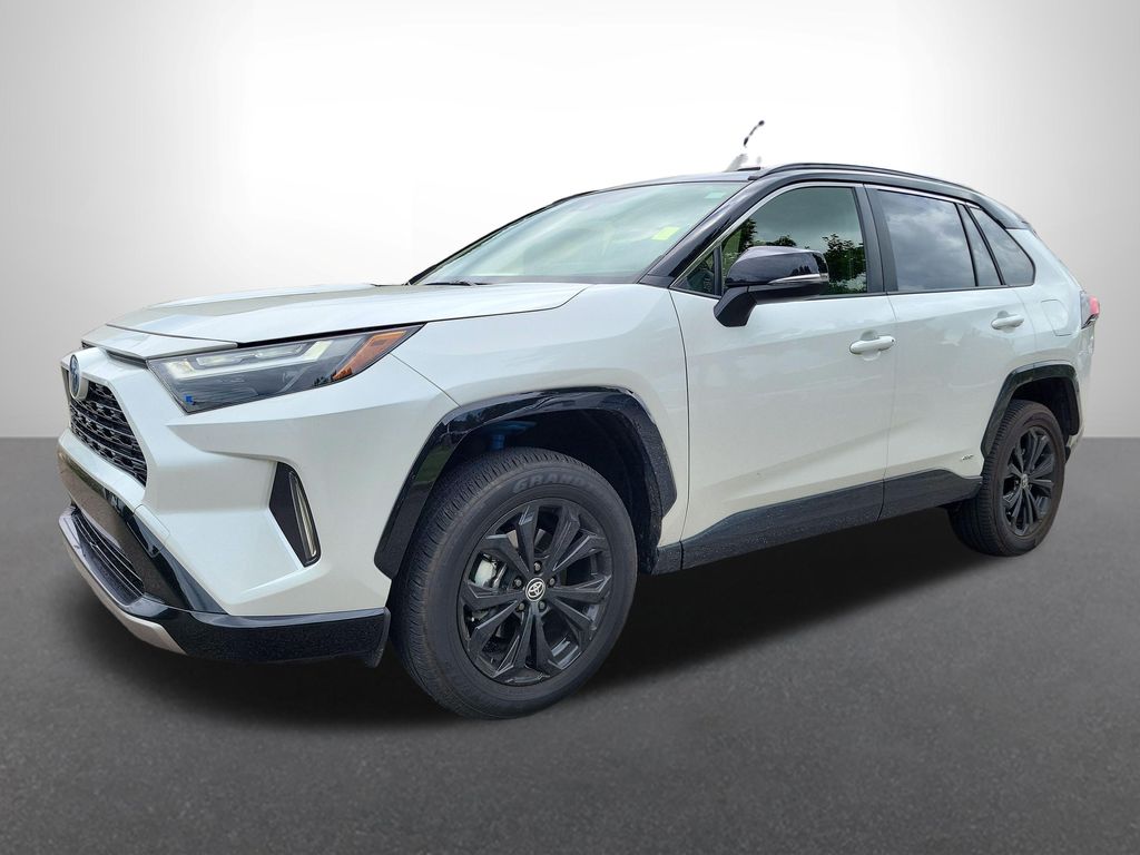 Midnight Black Metallic 2023 Toyota RAV4 Hybrid SUV / Crossover All-Wheel Drive Continuously Variable Transmission