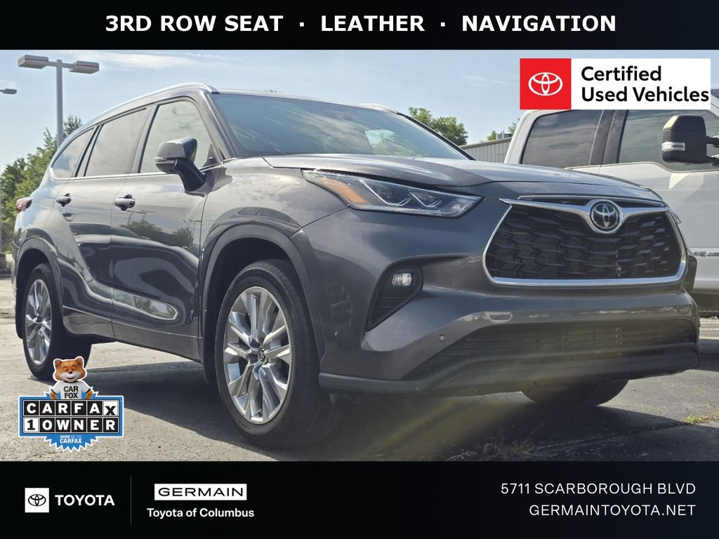 Magnetic Gray Metallic 2024 Toyota Highlander SUV / Crossover All-Wheel Drive 8-Speed Automatic