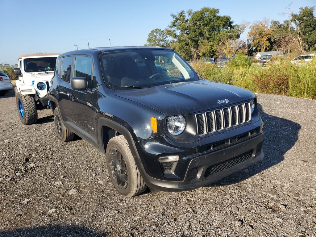 Black Clearcoat 2023 Jeep Renegade Latitude 4WD SUV / Crossover Four-Wheel Drive 9-Speed Automatic