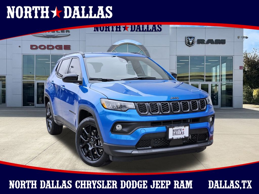 Hydro Blue Pearlcoat 2026 Jeep Compass SUV / Crossover Four-Wheel Drive 8-Speed Automatic
