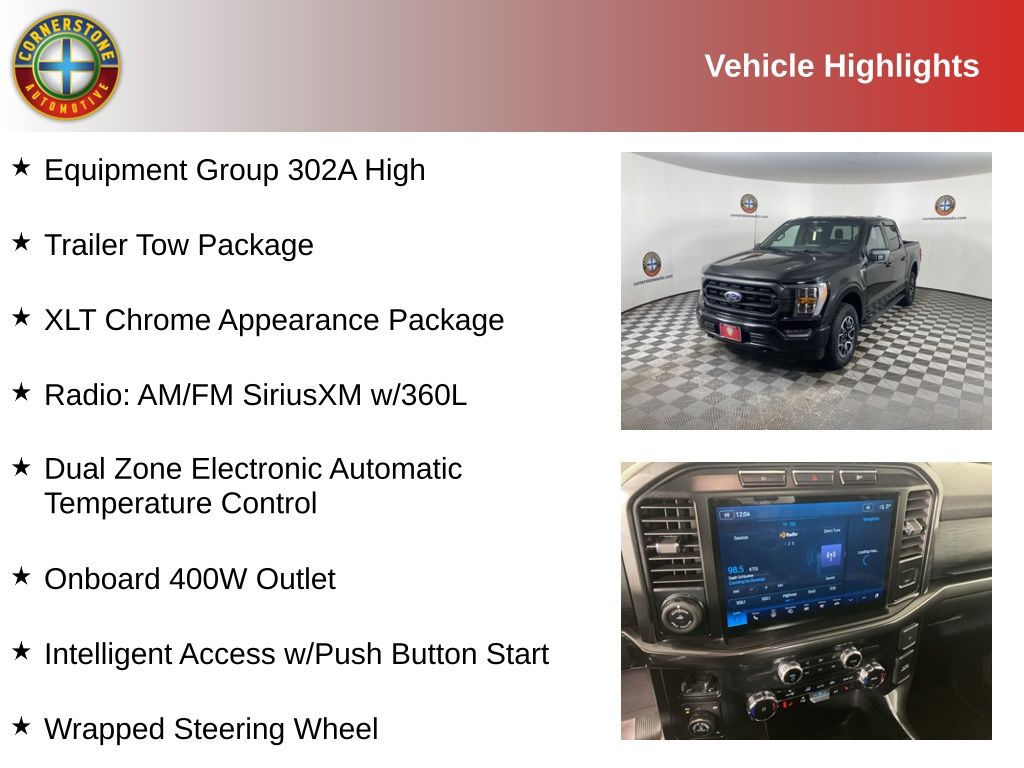 Used 2023 Black Ford XLT image 2