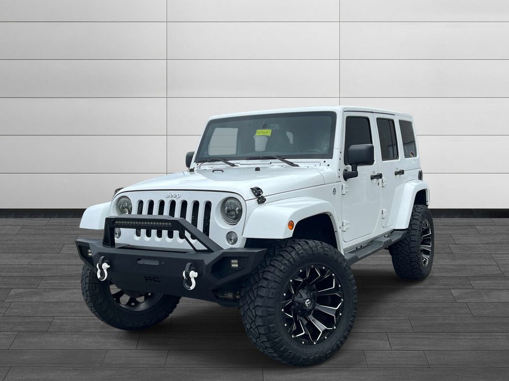 Bright White Clearcoat 2014 Jeep Wrangler SUV / Crossover Four-Wheel Drive 5-Speed Automatic