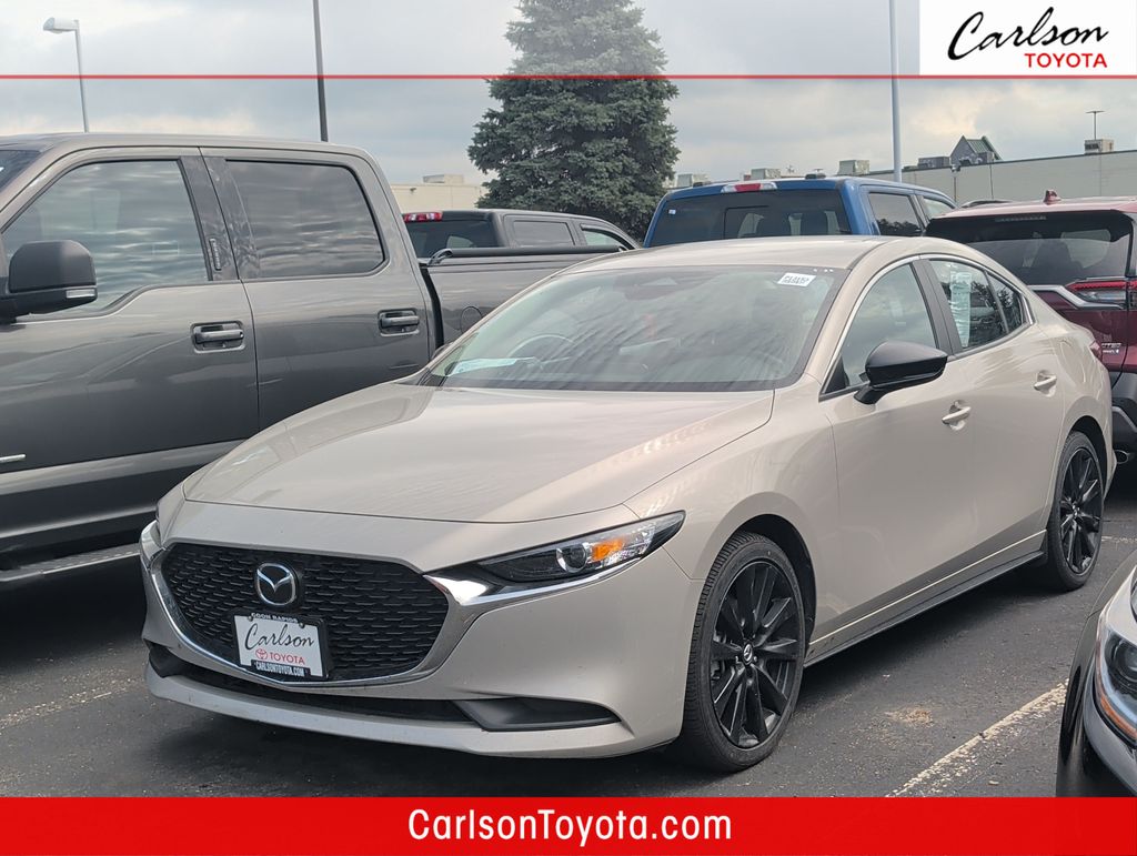 Gray (Platinum Quartz Metallic) 2025 Mazda MAZDA3 Sedan Front-Wheel Drive 6-Speed Automatic