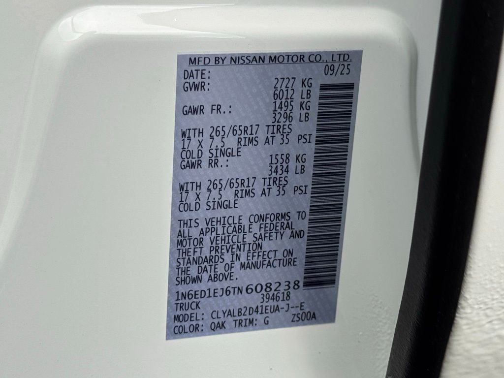 2026 Nissan Frontier SV - Photo 15