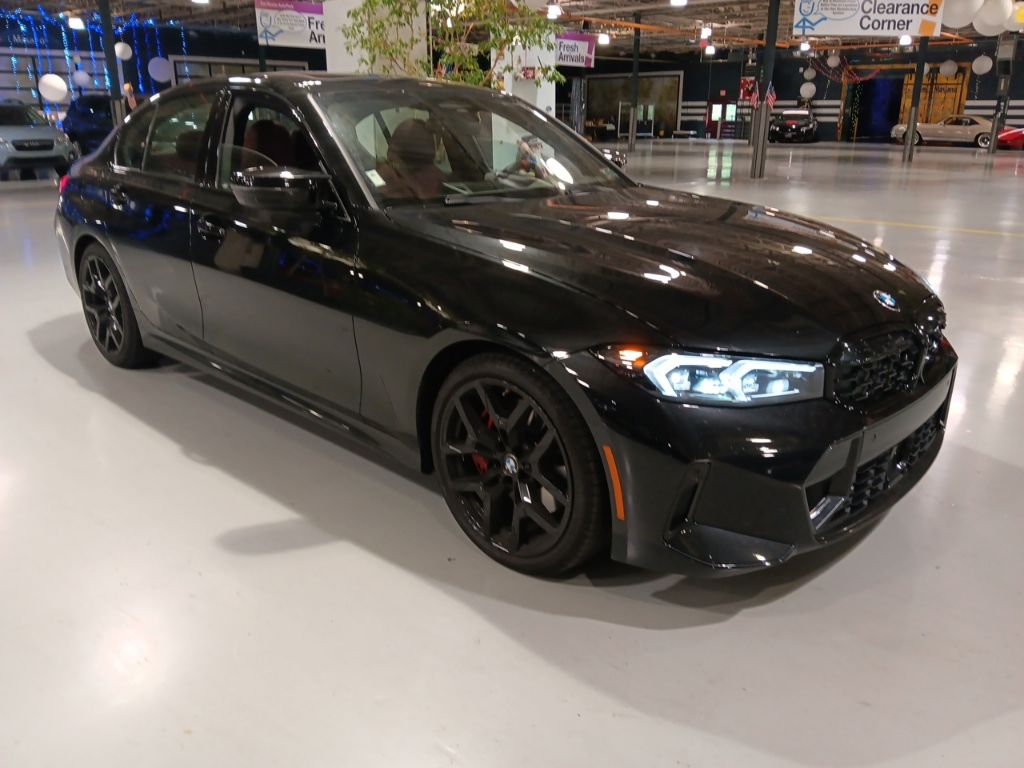Black Sapphire Metallic 2025 BMW 3 Series Sedan All-Wheel Drive 8-Speed Automatic