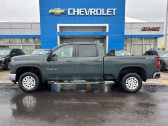 Cypress Gray 2025 Chevrolet Silverado 3500HD LT Crew Cab 4WD Pickup Truck Four-Wheel Drive Automatic