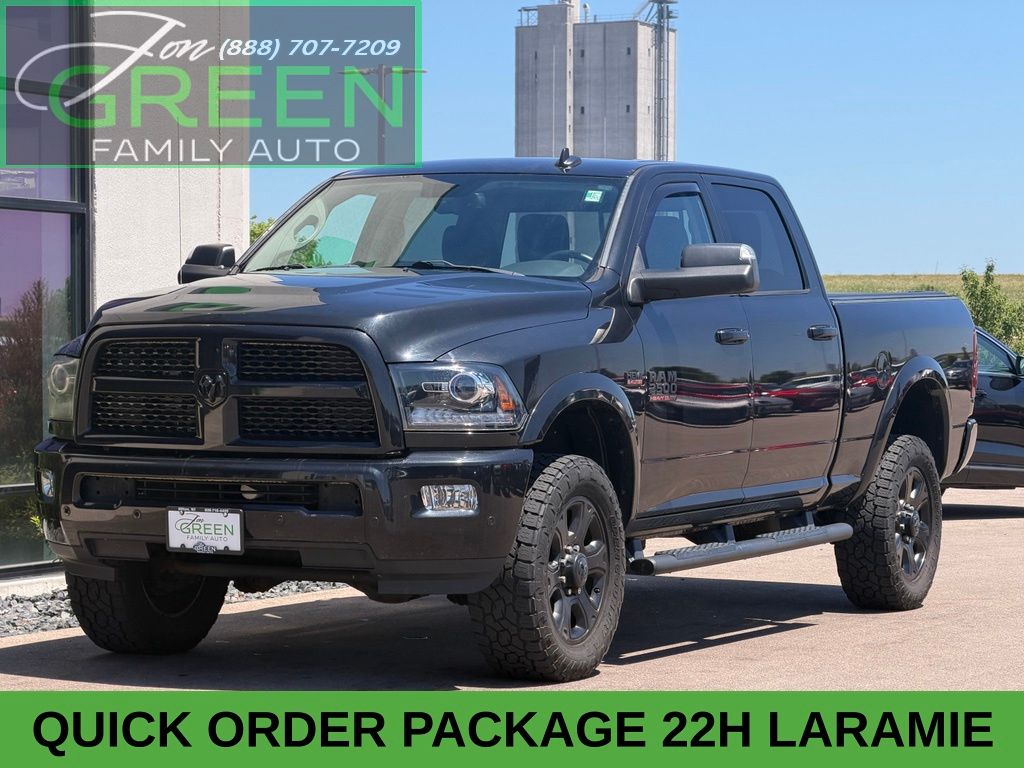 Brilliant Black Crystal Pearlcoat 2017 RAM 2500 Pickup Truck Four-Wheel Drive 6-Speed Automatic