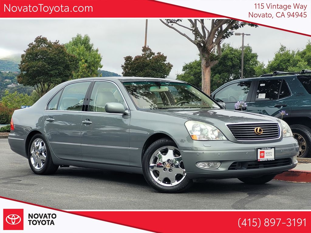Mystic Sea Opalescent 2002 Lexus LS Sedan Rear-Wheel Drive 5-Speed Automatic Overdrive