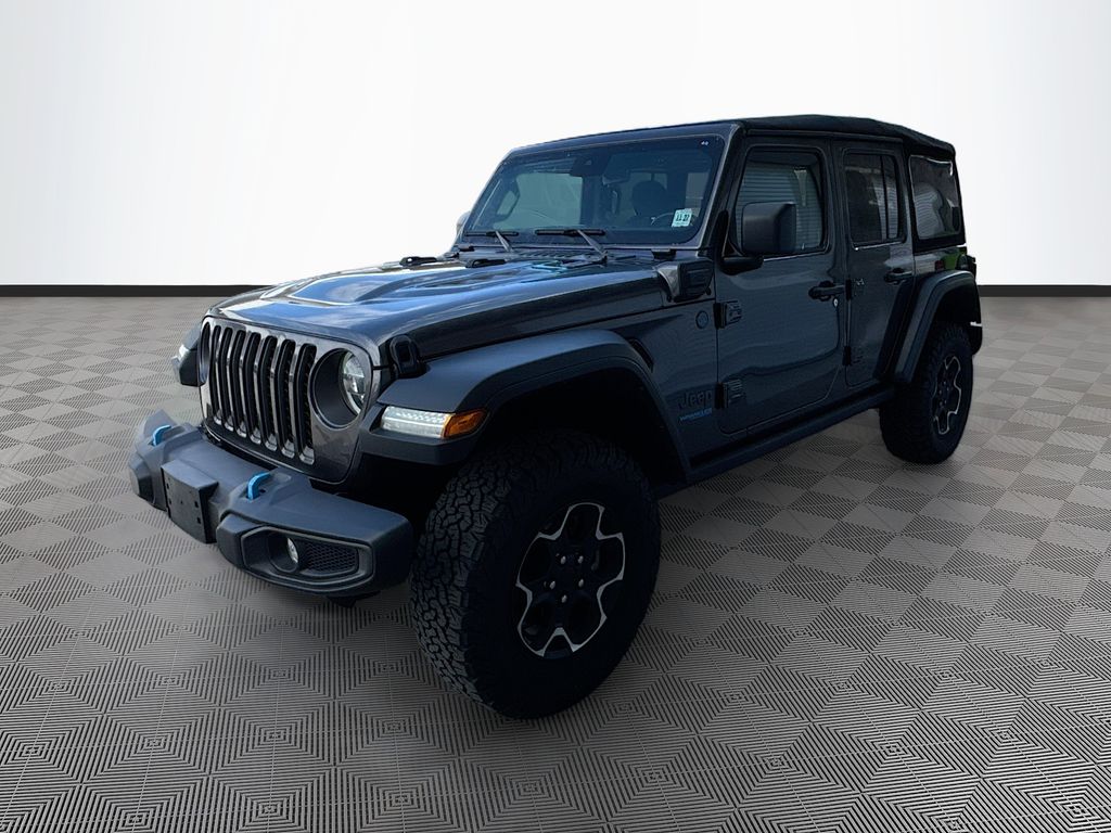 Gray (Granite Crystal Metallic Clearcoat) 2022 Jeep Wrangler 4xe Rubicon 4WD SUV / Crossover Four-Wheel Drive 8-Speed Automatic