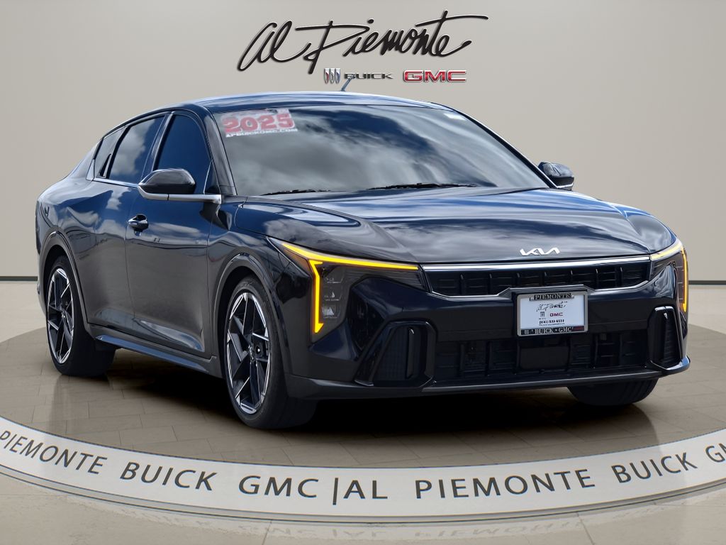 Aurora Black 2025 Kia K4 GT-Line FWD Sedan Front-Wheel Drive Continuously Variable Transmission