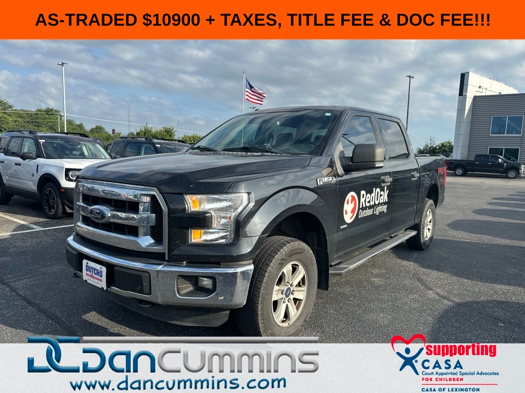 Tuxedo Black Metallic 2015 Ford F-150 Pickup Truck Four-Wheel Drive 6-Speed Automatic