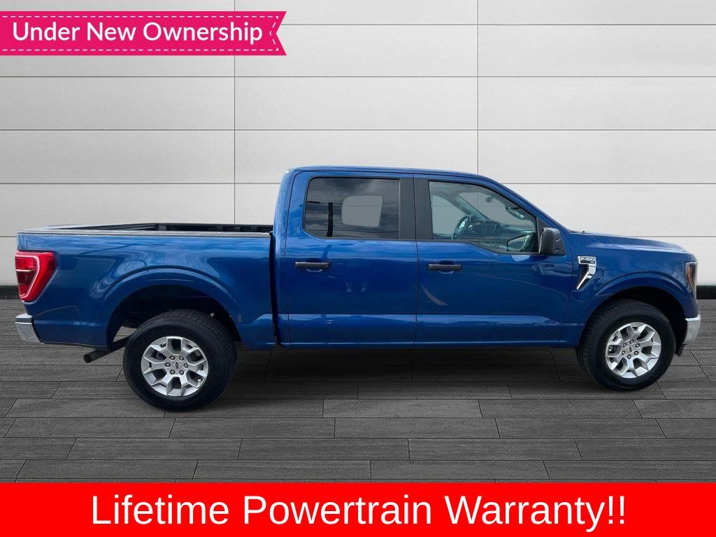 Blue Metallic 2023 Ford F-150 Pickup Truck Four-Wheel Drive Automatic