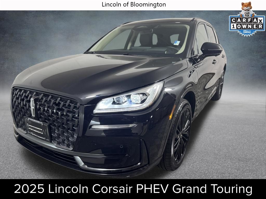 Infinite Black Metallic Clearcoat 2025 Lincoln Corsair Grand Touring AWD SUV / Crossover All-Wheel Drive Continuously Variable Transmission