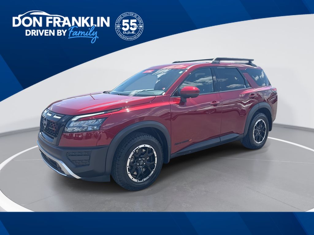 Red (Scarlet Ember) 2024 Nissan Pathfinder Rock Creek 4WD SUV / Crossover All-Wheel Drive 9-Speed Automatic