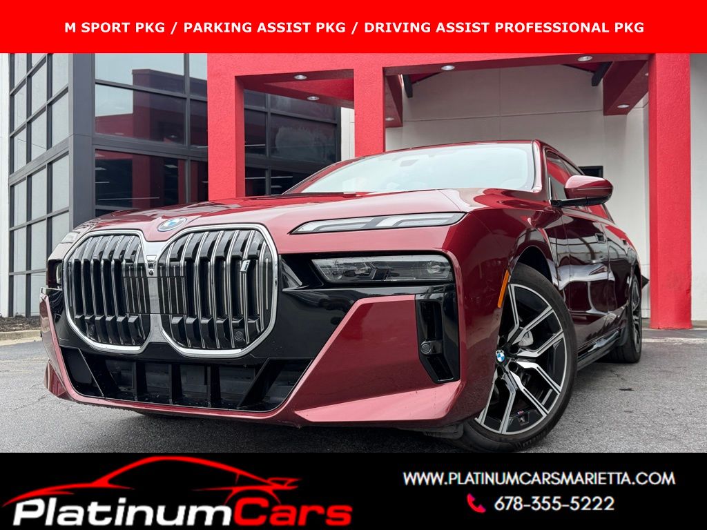 Aventurin Red Metallic 2023 BMW i7 xDrive60 AWD Sedan All-Wheel Drive Automatic