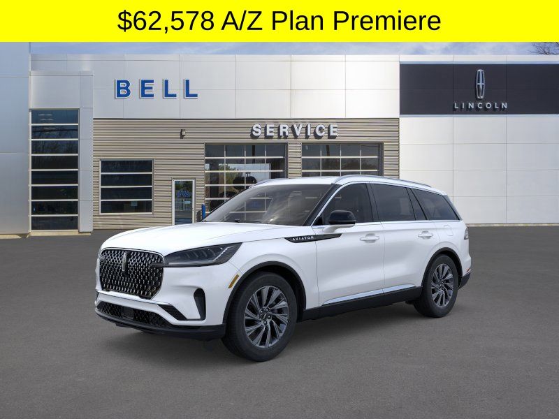 White Metallic 2026 Lincoln Aviator Premiere AWD SUV / Crossover All-Wheel Drive Automatic