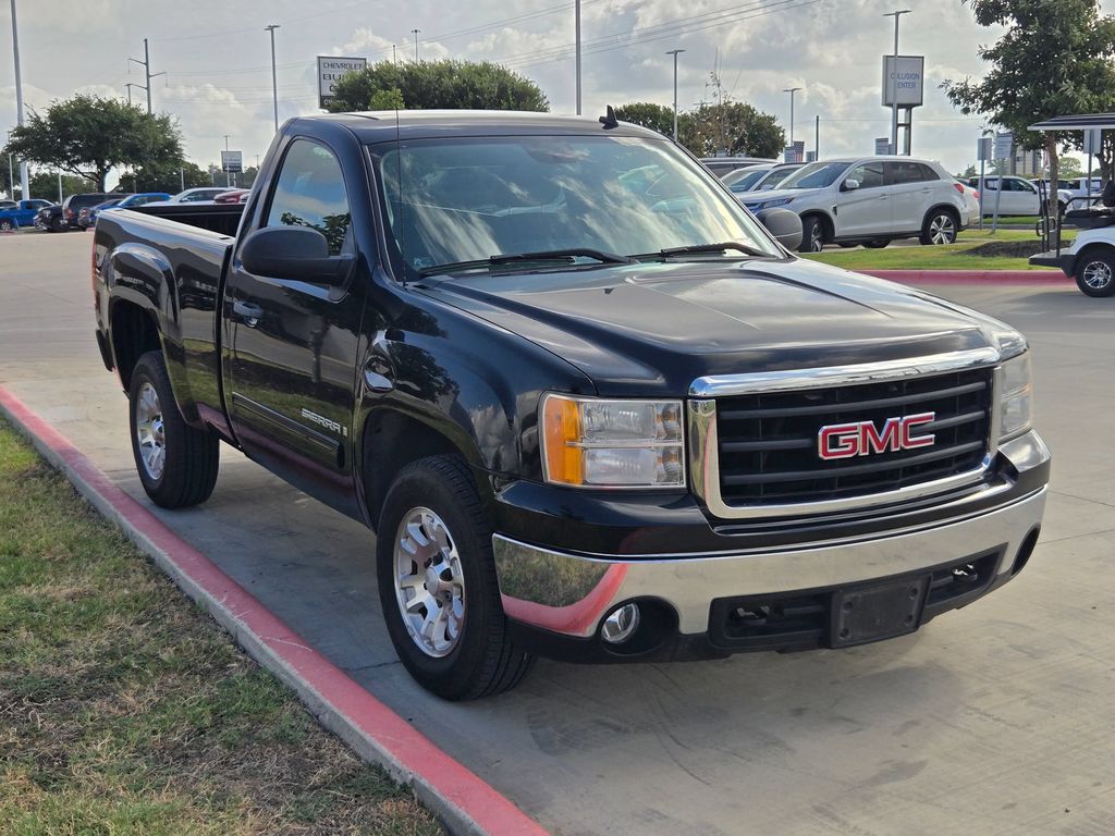 Onyx Black 2007 GMC Sierra 1500 Pickup Truck Rear-Wheel Drive 4-Speed Automatic Overdrive