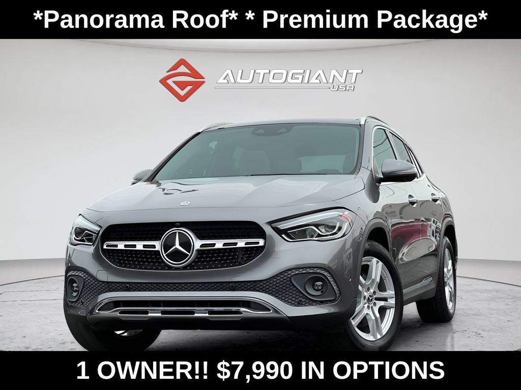 Gray 2021 Mercedes-Benz GLA SUV / Crossover Front-Wheel Drive 8-Speed Dual Clutch