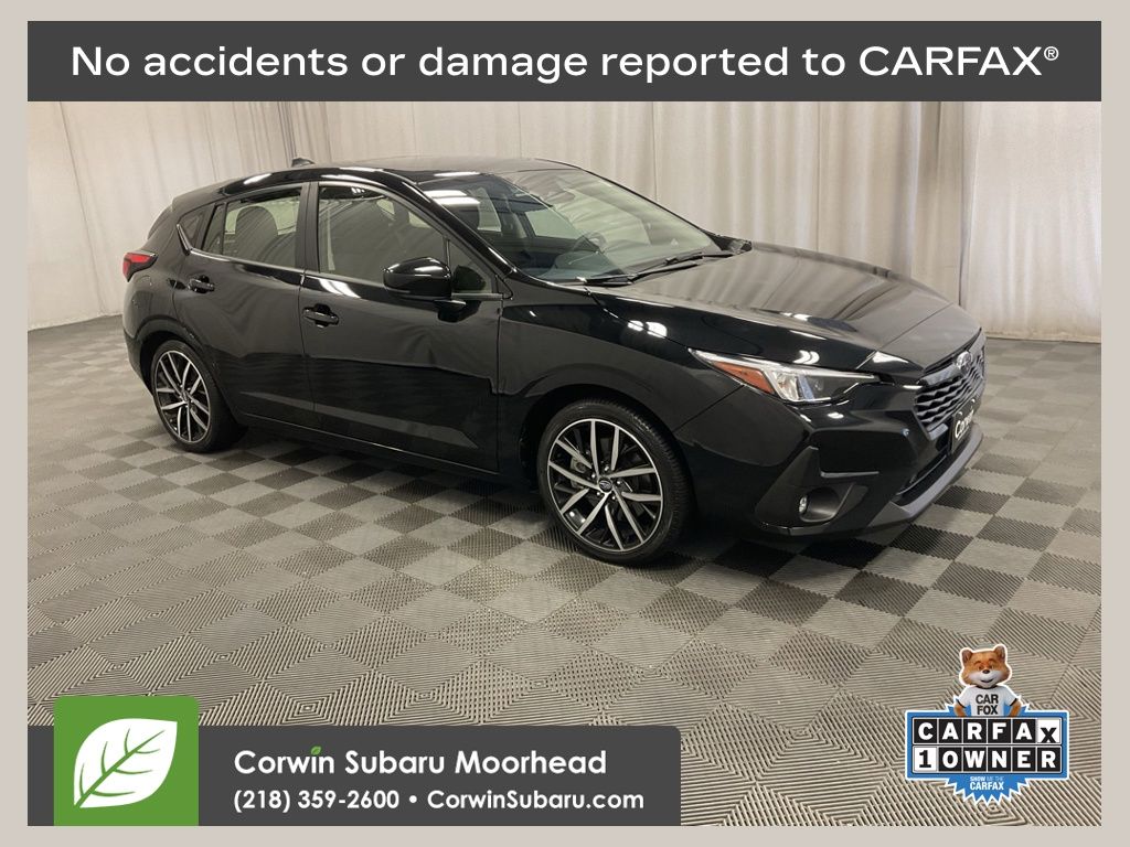 Crystal Black Silica 2024 Subaru Impreza Wagon All-Wheel Drive Continuously Variable Transmission