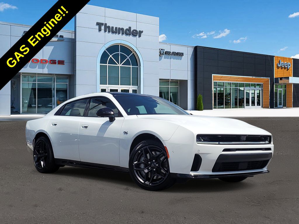 Bright White Clearcoat 2026 Dodge Charger Sedan All-Wheel Drive 8-Speed Automatic