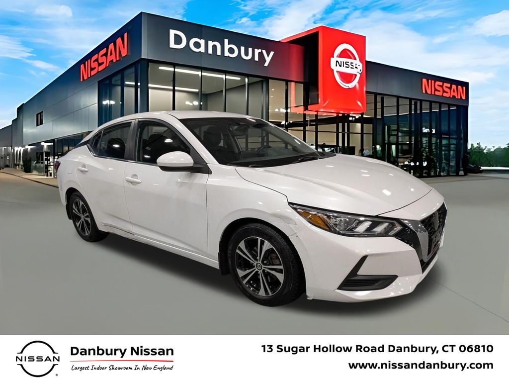 Aspen White TriCoat Pearl 2022 Nissan Sentra Sedan Front-Wheel Drive Continuously Variable Transmission