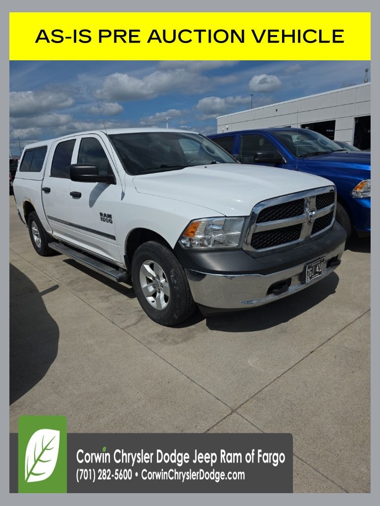 Bright White Clearcoat 2013 RAM 1500 Pickup Truck Four-Wheel Drive 8-Speed Automatic
