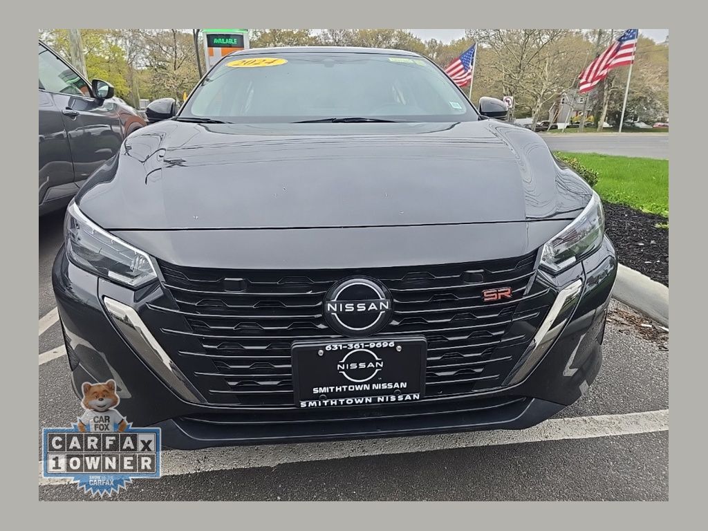 Super Black 2024 Nissan Sentra SR FWD Sedan Front-Wheel Drive Continuously Variable Transmission