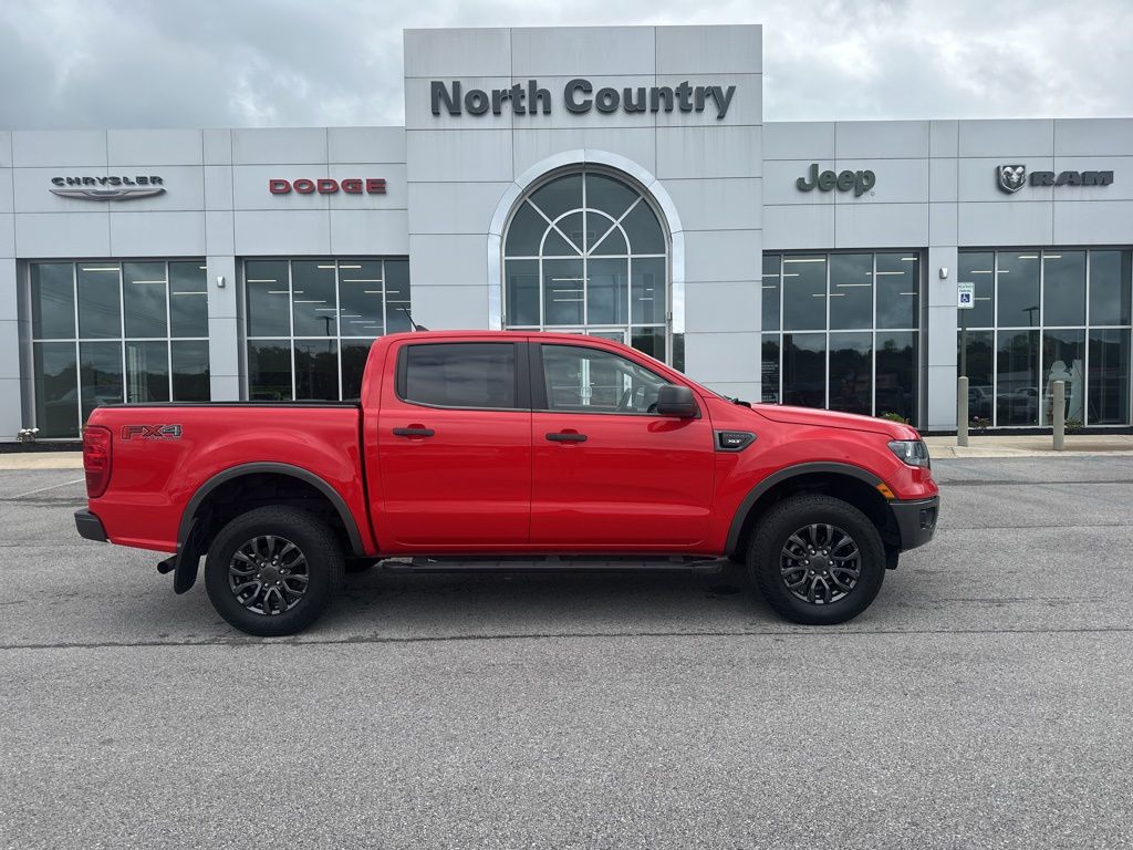 Race Red 2020 Ford Ranger XLT SuperCrew 4WD Pickup Truck Four-Wheel Drive Automatic