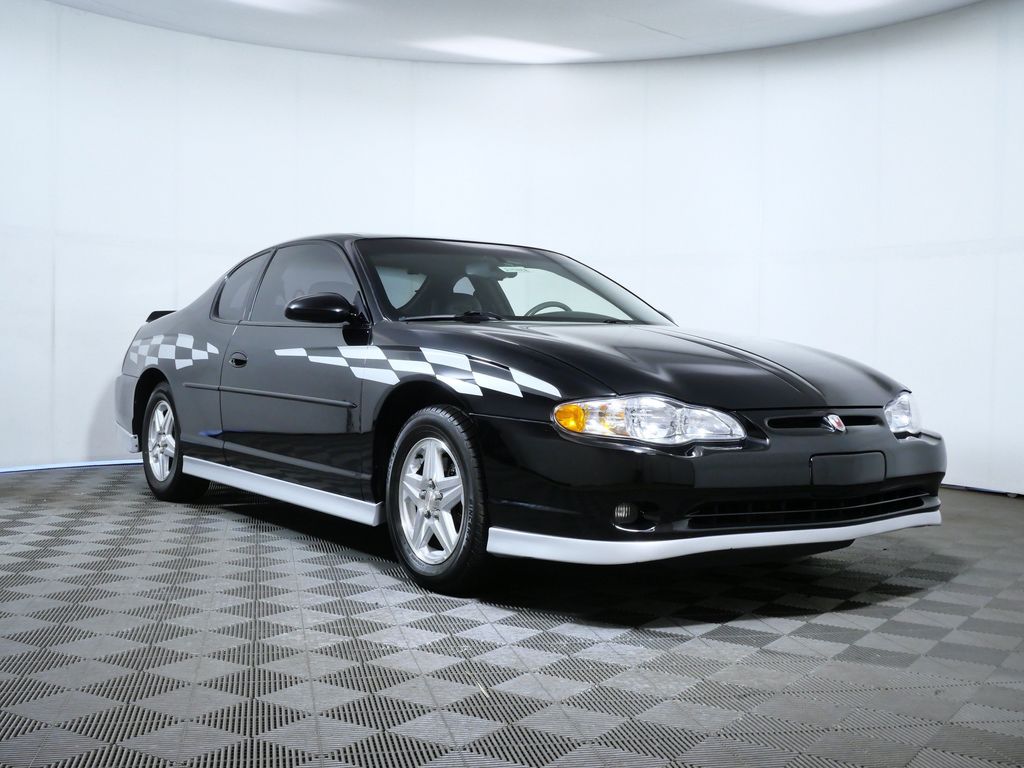Black 2001 Chevrolet Monte Carlo Coupe Front-Wheel Drive 4-Speed Automatic