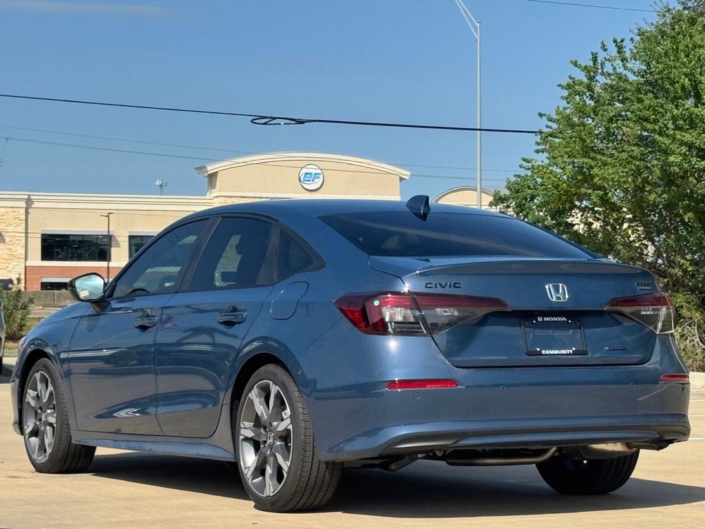 2026 Honda Civic Hybrid Sport Touring Blue at Community Honda