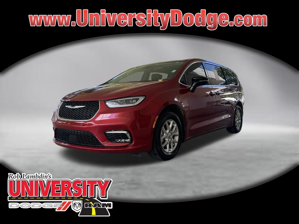 Red Hot Pearlcoat 2024 Chrysler Pacifica Minivan Front-Wheel Drive 9-Speed Automatic
