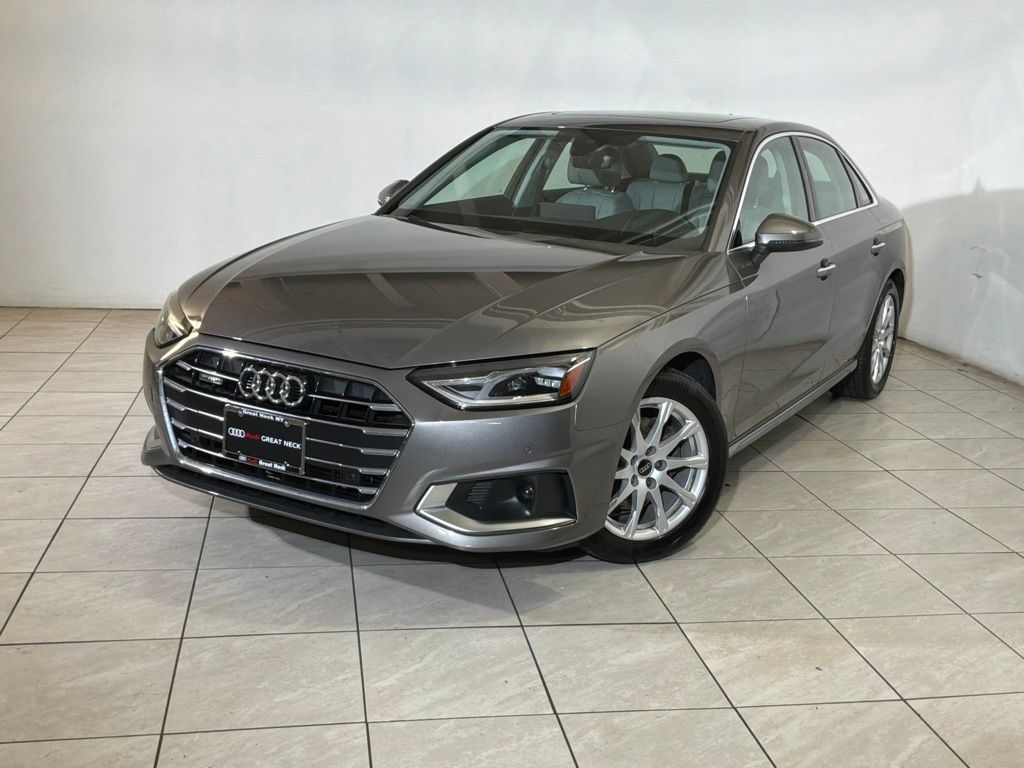Terra Gray Metallic 2022 Audi A4 quattro Premium 40 TFSI AWD Sedan All-Wheel Drive 7-Speed Automatic