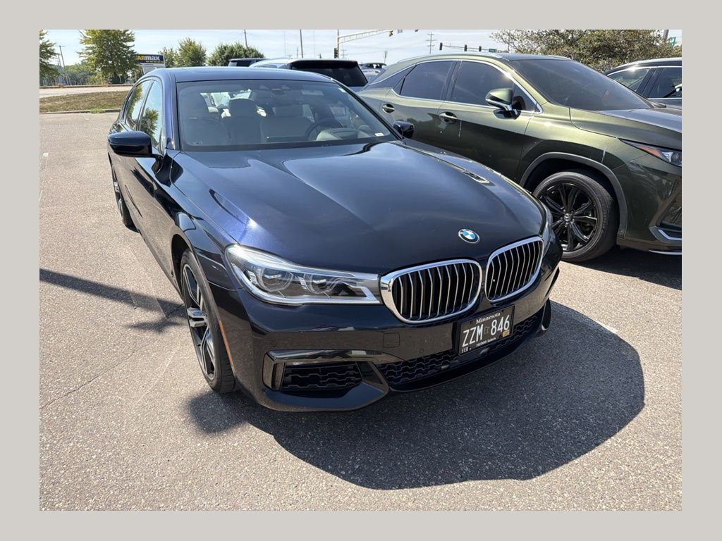 Carbon Black Metallic 2016 BMW 7 Series Sedan All-Wheel Drive 8-Speed Automatic