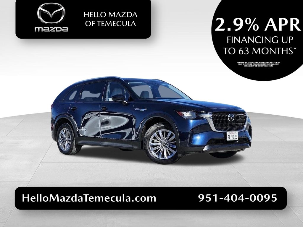 Deep Crystal Blue Mica 2024 Mazda CX-90 PHEV Preferred AWD SUV / Crossover All-Wheel Drive 8-Speed Automatic