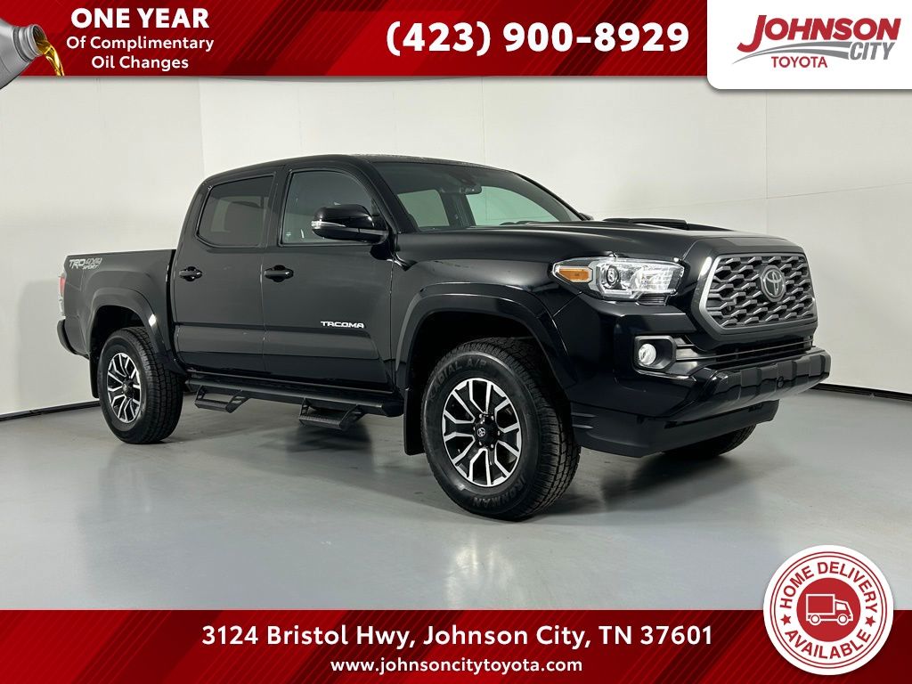 Black 2023 Toyota Tacoma Pickup Truck Four-Wheel Drive 6-Speed Manual