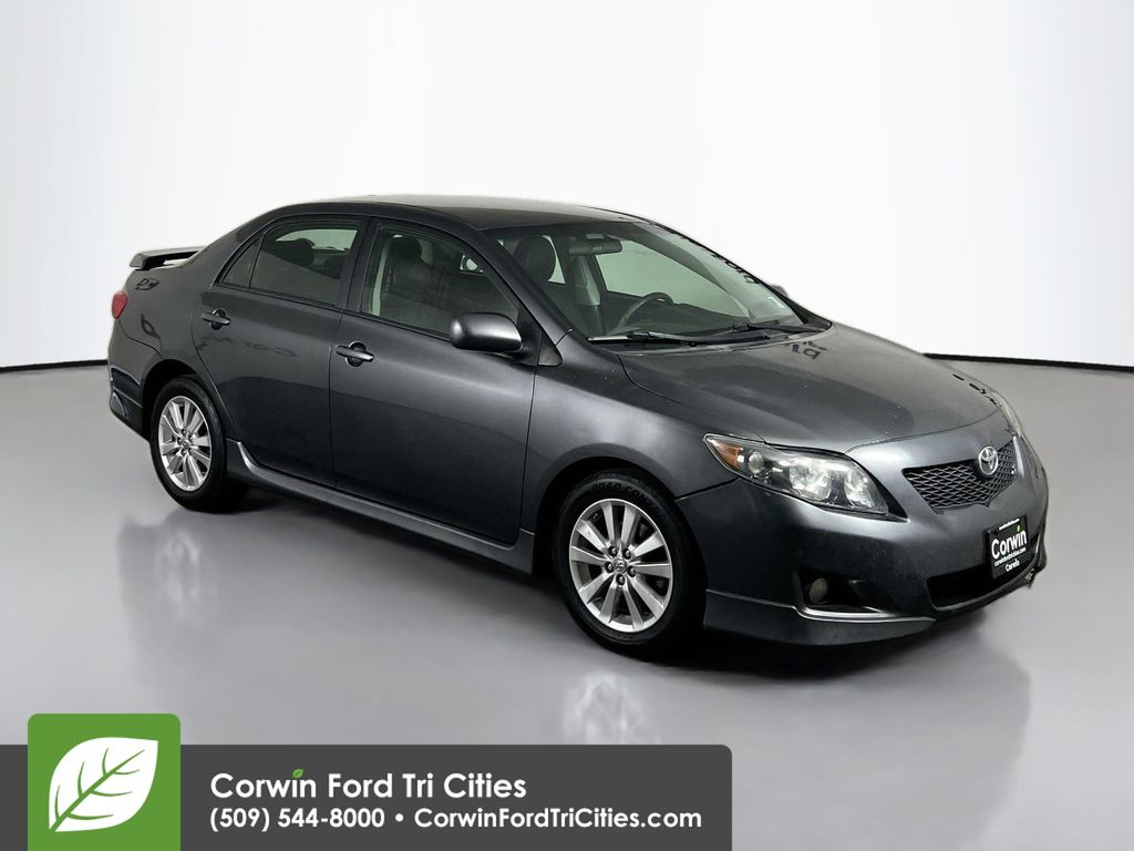 Magnetic Gray Metallic 2009 Toyota Corolla S Sedan Front-Wheel Drive 4-Speed Automatic