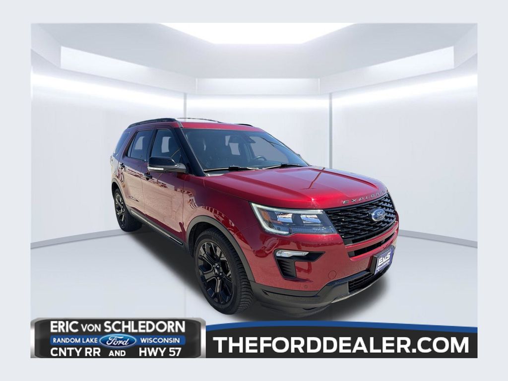 Ruby Red Metallic 2019 Ford Explorer SUV / Crossover All-Wheel Drive 6-Speed Automatic