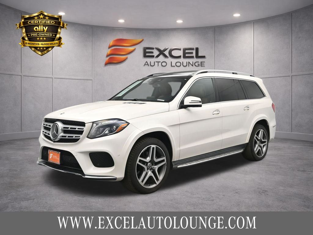 White 2019 Mercedes-Benz GLS 550 4MATIC SUV / Crossover All-Wheel Drive 9-Speed Automatic