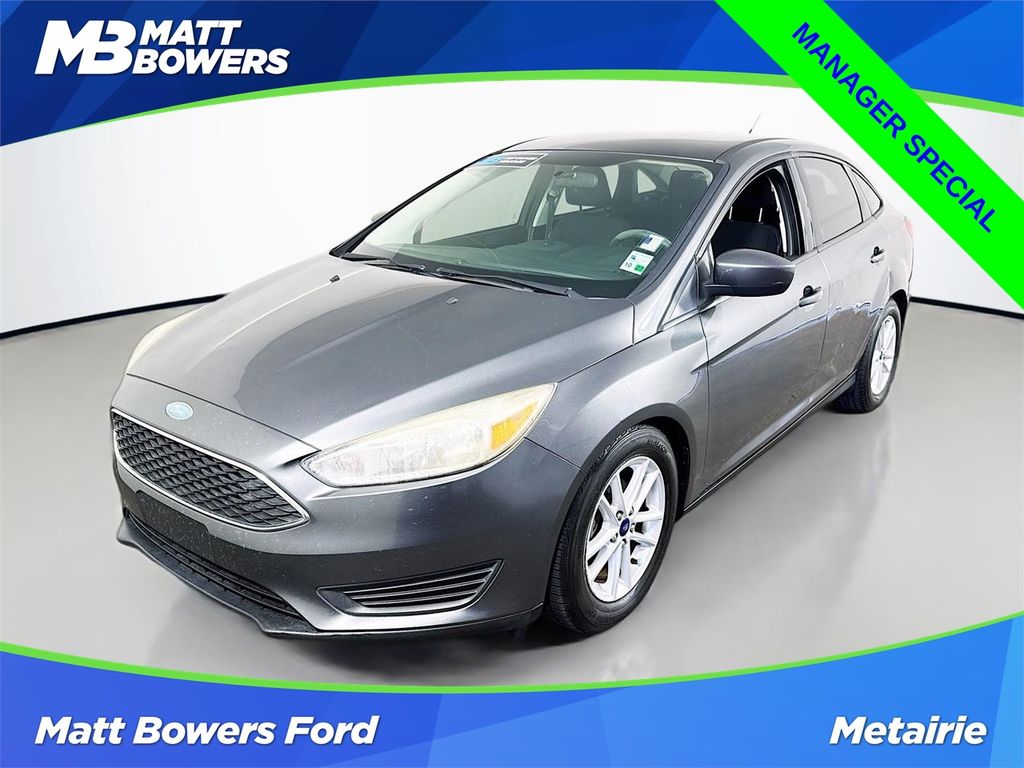 Gray (Magnetic) 2018 Ford Focus Sedan Front-Wheel Drive 6-Speed Automatic