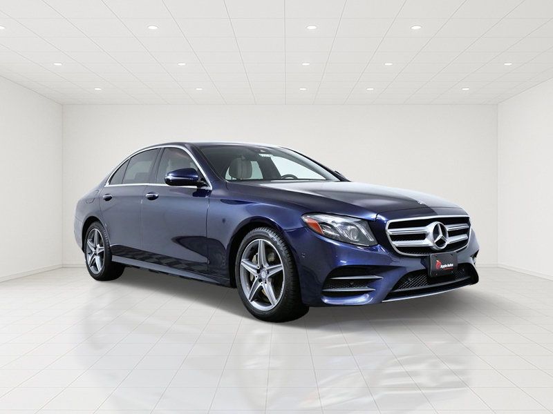 Blue 2017 Mercedes-Benz E-Class Sedan All-Wheel Drive 9-Speed Automatic