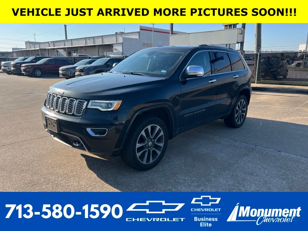 2018 Jeep Grand Cherokee Overland Black at Monument Chevrolet