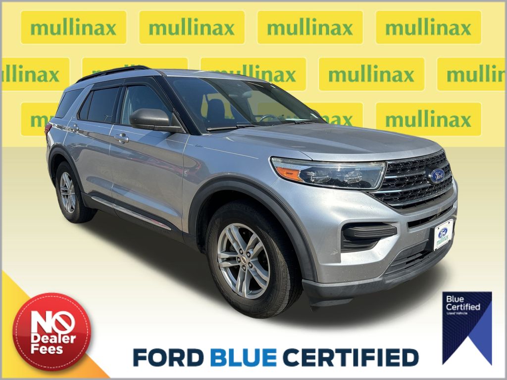 Iconic Silver Metallic 2020 Ford Explorer SUV / Crossover Rear-Wheel Drive Automatic