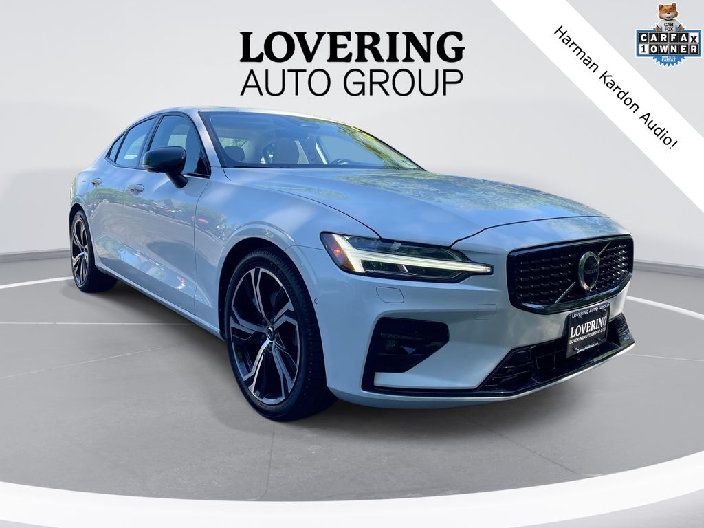 Crystal White 2023 Volvo S60 Sedan All-Wheel Drive Automatic