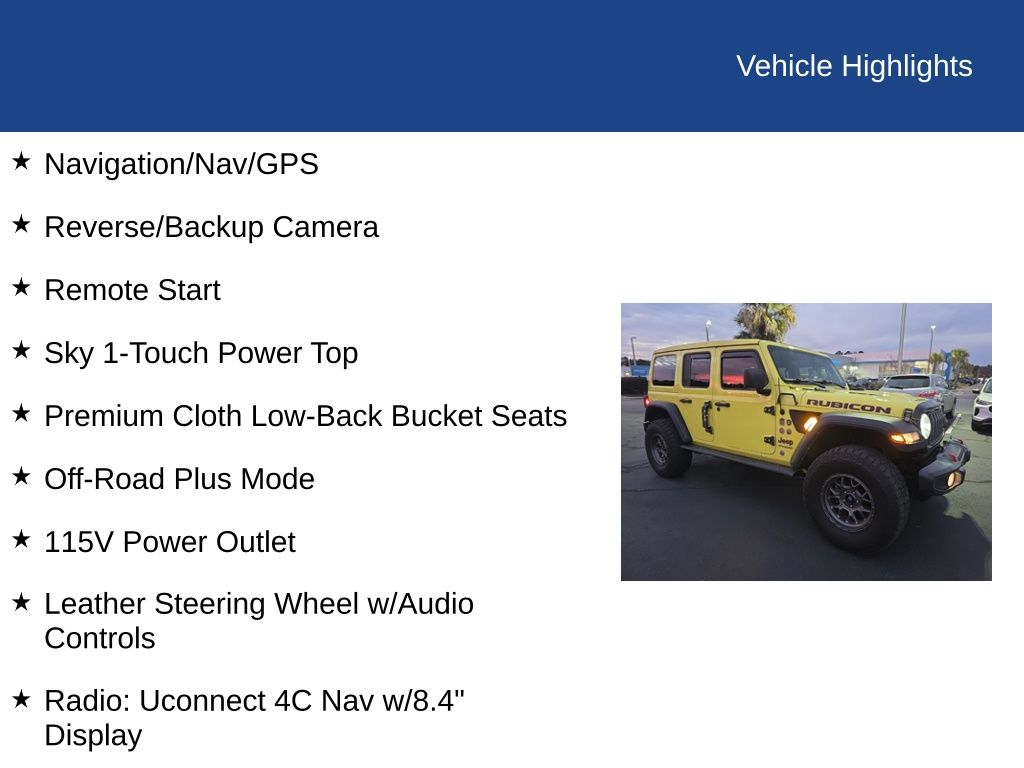 2022 Jeep Wrangler Unlimited Rubicon 4x4